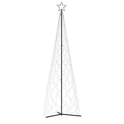 vidaXL Christmas Cone Tree Blue 500 LEDs 100x300 cm