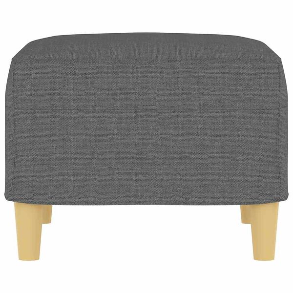 vidaXL Footstool Dark Grey 60x50x41 cm Fabric