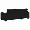 vidaXL 3-Seater Sofa Black 180 cm Fabric