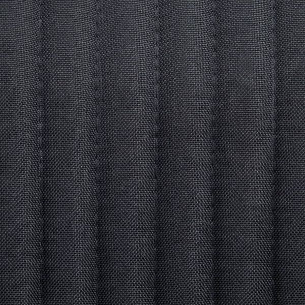 vidaXL Dining Chairs 2 pcs Black Fabric