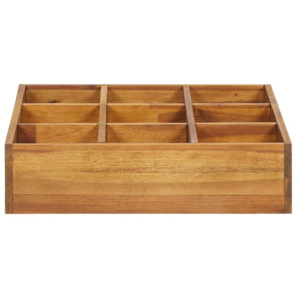 vidaXL Herb Garden Raised Bed Solid Wood Acacia 60x60x15 cm