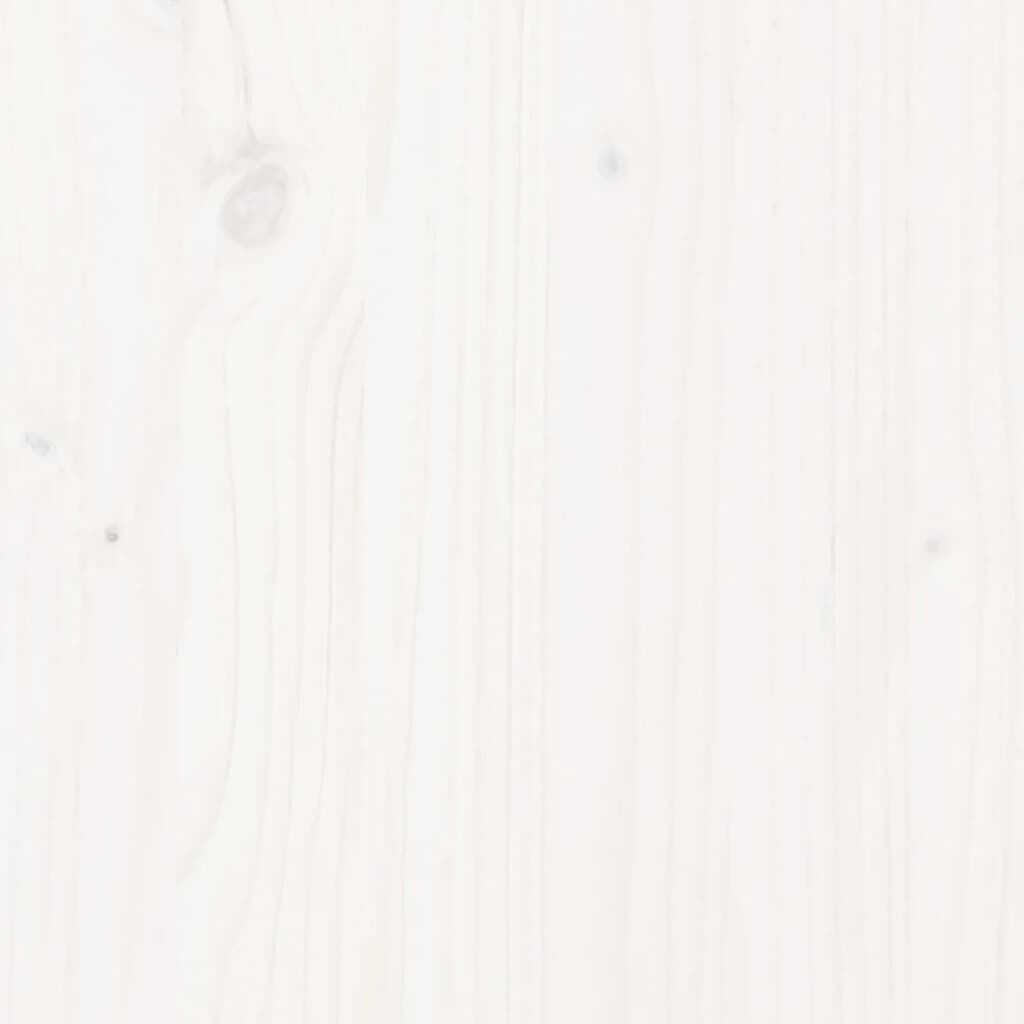 vidaXL Garden Planter White 180x31x31 cm Solid Wood Pine