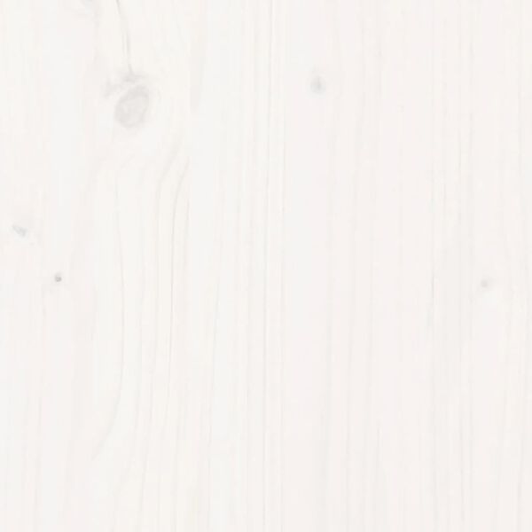 vidaXL Garden Planter White 180x31x31 cm Solid Wood Pine