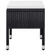 vidaXL 11 Piece Garden Dining Set Black