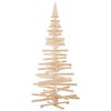 vidaXL Christmas Trees with Stand Natural 210 cm Solid pine wood
