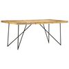vidaXL Dining Table 180x90x76 cm Solid Mango Wood