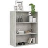 vidaXL Hanging Wall Cabinet Concrete Grey 69.5x32.5x90 cm