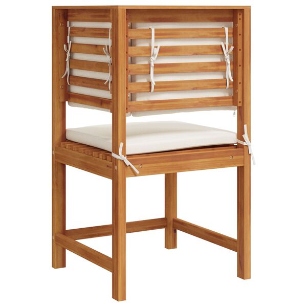 vidaXL Garden Chair Corner with Cushions Solid Wood Acacia
