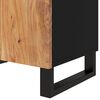 vidaXL Bedside Cabinet 50x33x60 cm Solid Wood Acacia&Engineered Wood