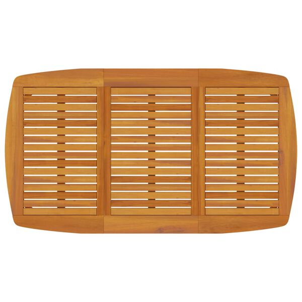 vidaXL Garden Table 160x90x75 cm Solid Wood Acacia