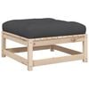 vidaXL 8 Piece Garden Sofa Set with Cushions Solid Wood Pine