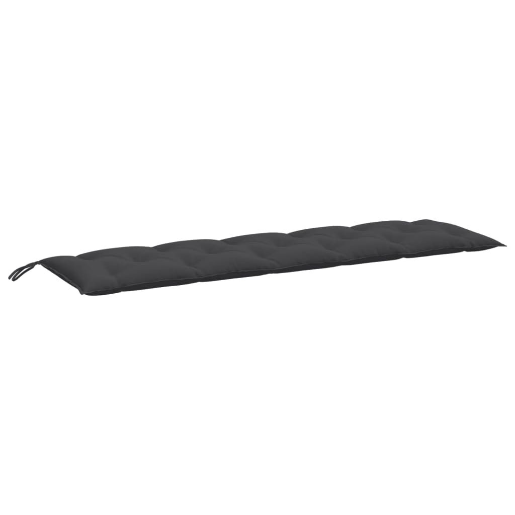 vidaXL Garden Bench Cushion Melange Anthracite 180x50x7 cm Fabric
