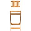 vidaXL 3 Piece Outdoor Bar Set Solid Wood Acacia