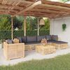 vidaXL 7 Piece Garden Lounge Set with Cushions Solid Wood Teak