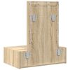 vidaXL Dressing Table Brown 60 x 40 x 70 cm Engineered wood