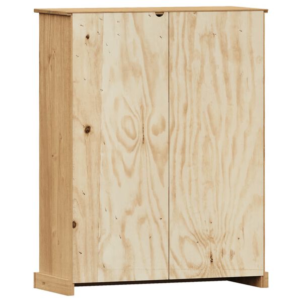 vidaXL Bookcase VIGO 90x35x114.5 cm Solid Wood Pine