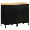 vidaXL Sideboard with 3 Drawers and 2 Doors Rough Mango Wood