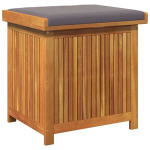 vidaXL Outdoor Cushion Box 60x50x61 cm Solid Wood Acacia