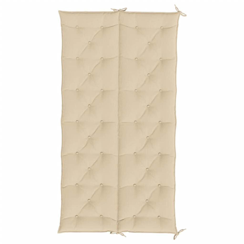 vidaXL Garden Bench Cushion Beige 200x(50+50)x7cm Oxford Fabric