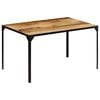 vidaXL Dining Table 140x80x76 cm Solid Mango Wood
