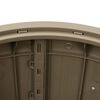 vidaXL 3-in-1 Garden Storage Box Light Brown Polypropylene