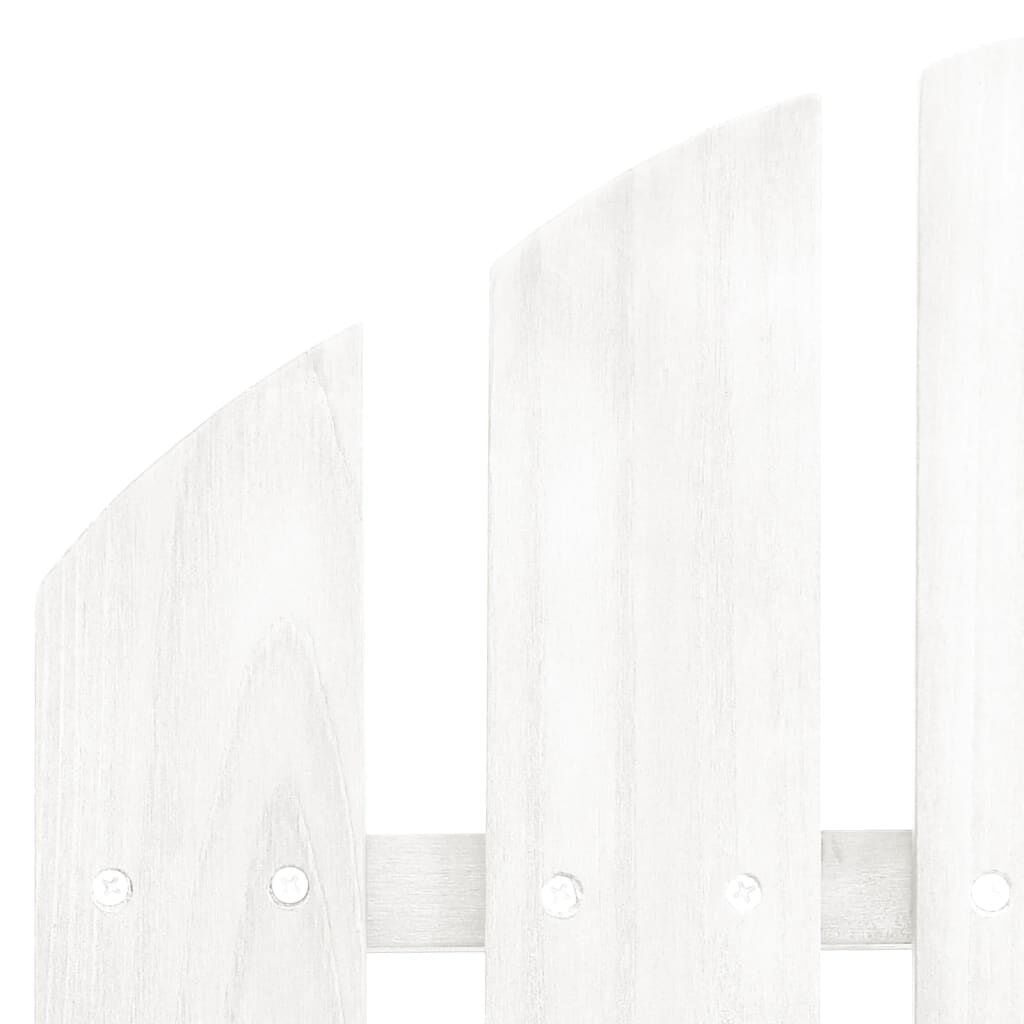 vidaXL Garden Adirondack Chair with Table Solid Fir Wood White