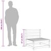 vidaXL Garden Sofas Armless 2 pcs 70x70x67 cm Solid Wood Pine