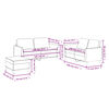 vidaXL 3 Piece Sofa Set with Cushions Black Faux Leather