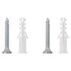 vidaXL Hanging Basket Brackets 4 pcs Black Steel