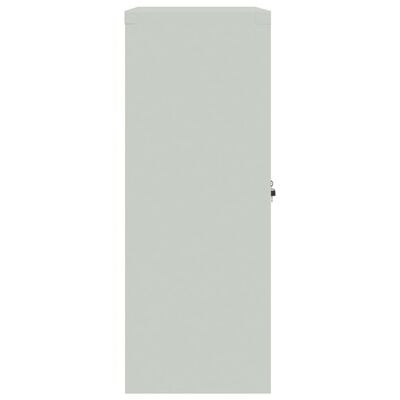 vidaXL File Cabinet Light Grey 90x40x105 cm Steel