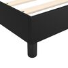 vidaXL Box Spring Bed Frame Black Double Faux Leather
