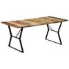 vidaXL Dining Table 180x90x76 cm Solid Reclaimed Wood