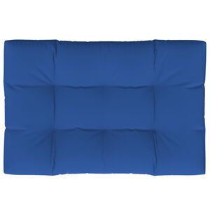 vidaXL Pallet Cushion Royal Blue 120x80x12 cm Fabric