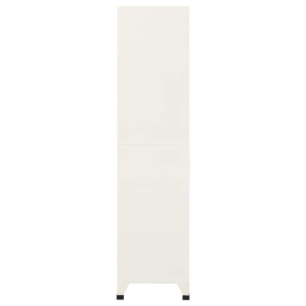 vidaXL Locker Cabinet Grey and Blue 90x45x180 cm Steel