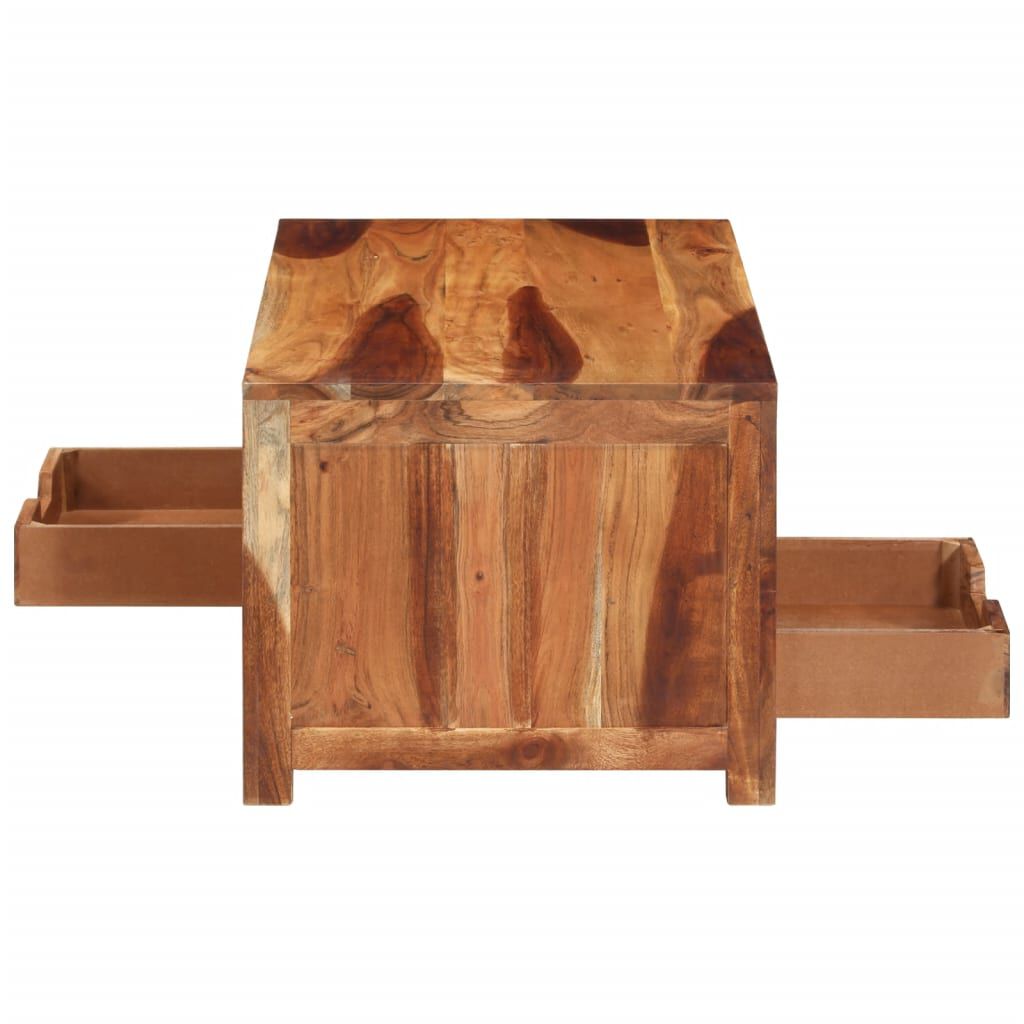 vidaXL Coffee Table 84x49x40 cm Solid Wood Acacia