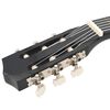 vidaXL 8 Piece Classical Guitar Beginner Set Black 1/2 34"