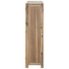 vidaXL 4-Tier Bookcase 80x30x110 cm Solid Wood Acacia