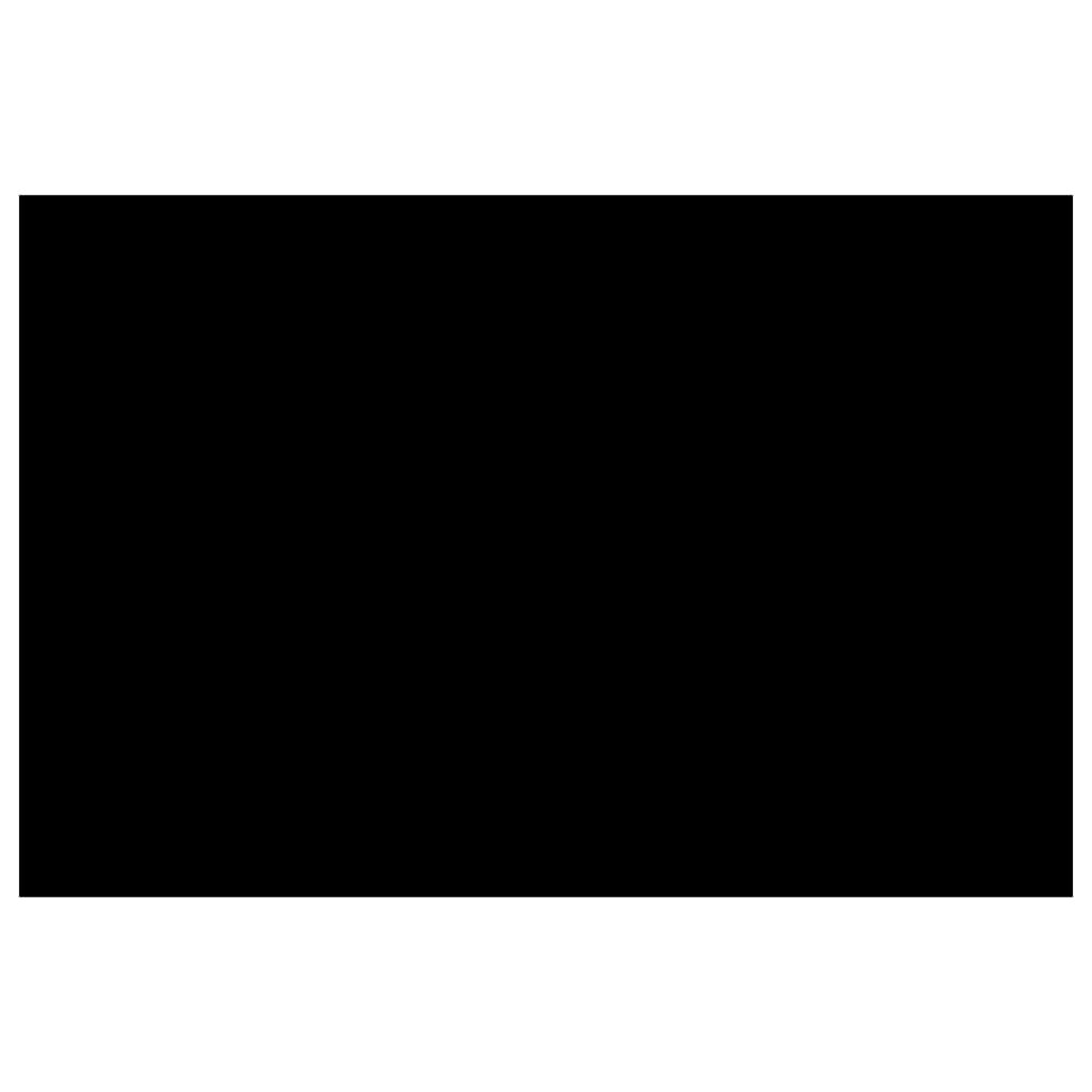 Floating Rectangular PE Solar Pool Film 6 x 4 m Black