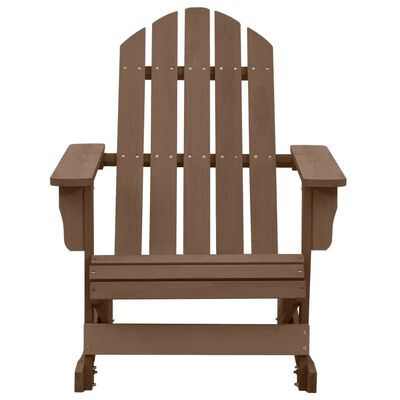 vidaXL Garden Rocking Chair Wood Brown