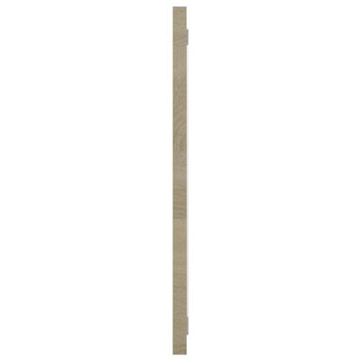 vidaXL Bathroom Mirror Sonoma Oak 90x1.5x37 cm Engineered Wood