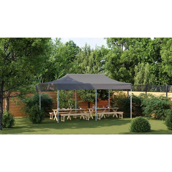 vidaXL Folding Pop-up Partytent 3x6 m Anthracite
