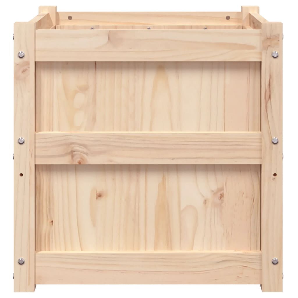 vidaXL Garden Planter 50x50x50 cm Solid Wood Pine