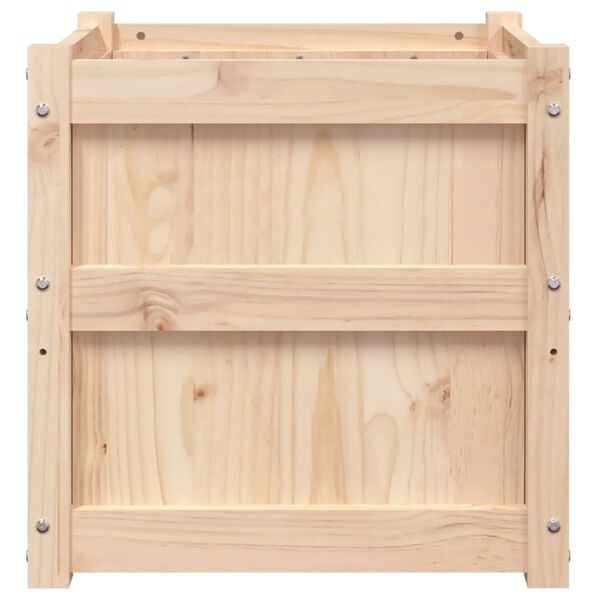 vidaXL Garden Planter 50x50x50 cm Solid Wood Pine