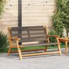 vidaXL Garden Furniture Grey 122 x 78 x 73 cm Solid Acacia Wood