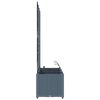 vidaXL Garden Light grey 120 x 40 x 142 cm Steel