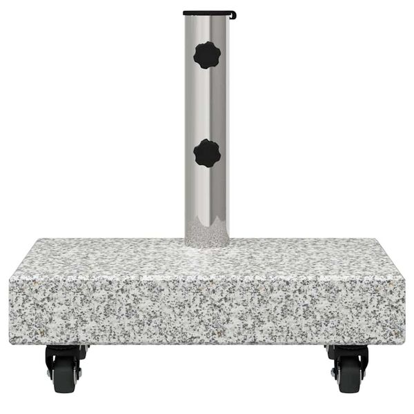 vidaXL Umbrella Base Light Grey 45x25x8.3 cm Granite