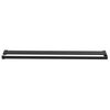 vidaXL Walk-in Shower Wall with Shelf Black 90x195 cm ESG Glass&Aluminium