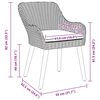 vidaXL Garden Dining Set with Cushion 7 pcs Beige Poly Rattan