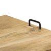 vidaXL TV Stand Solid Mango Wood 110x35x45 cm