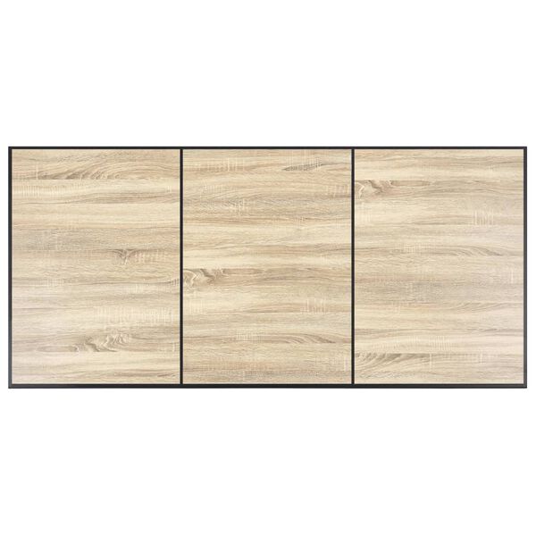 vidaXL Dining Table Oak 200x100x75 cm MDF